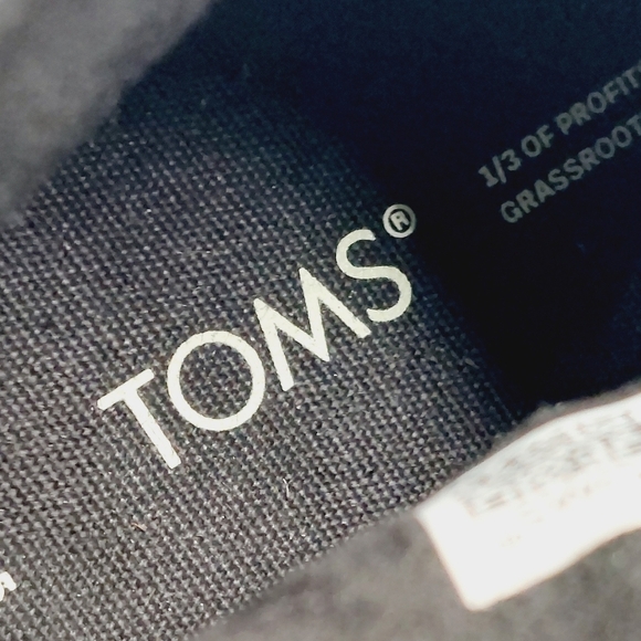 New Toms Hyde Black Suede Lace Up Wedge Heel Ankle Booties F175 - Picture 10 of 12